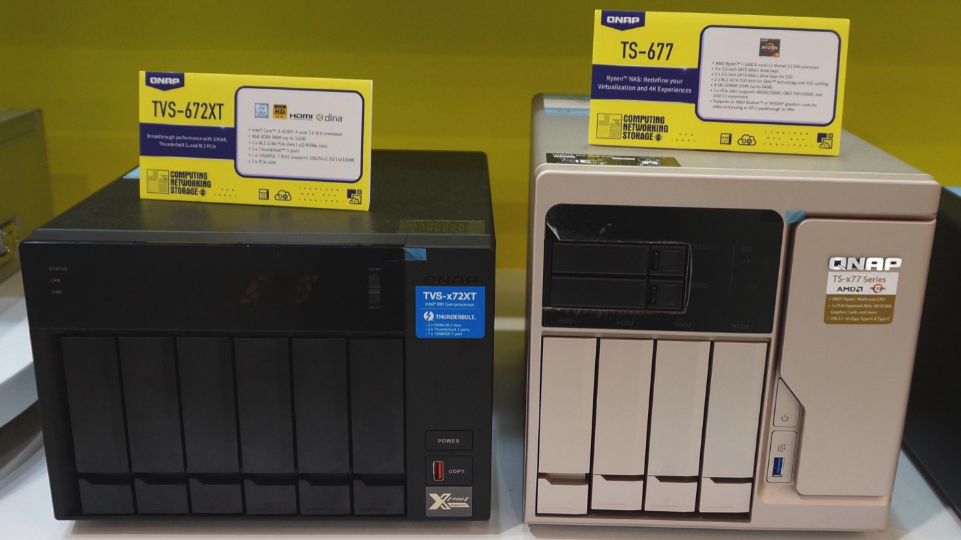 Four-drive NAS storage device prepared for data recovery
