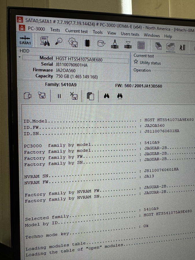 Hard drive imaging and logical recovery workstation