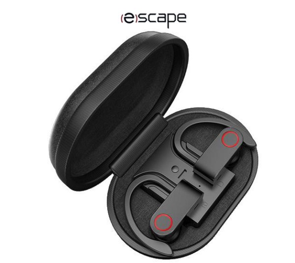 Escape True Wireless Sports Stereo Mini Earphones and Charging Station (BTMB750)
