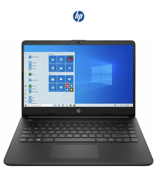 HP 14-DQ000 14" Intel N4020 / 4GB RAM / 64GB eMMC / Intel UHD Graphics / Windows 10S Laptop - Jet Black (14-DQ0001DX)