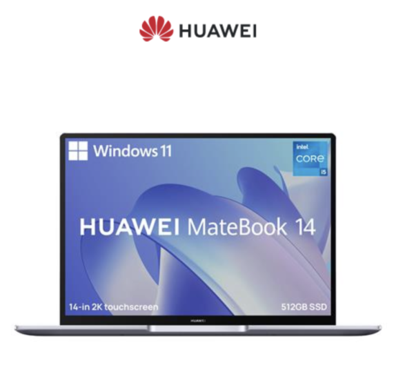 Huawei Matebook 14 14" Touchscreen i5-1135G7 / 16GB RAM / 512GB SSD / Windows 11 Home Laptop (53012STE)